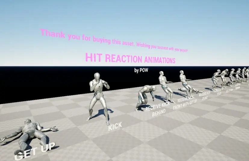 命中反应动画 Hit Reaction Animations