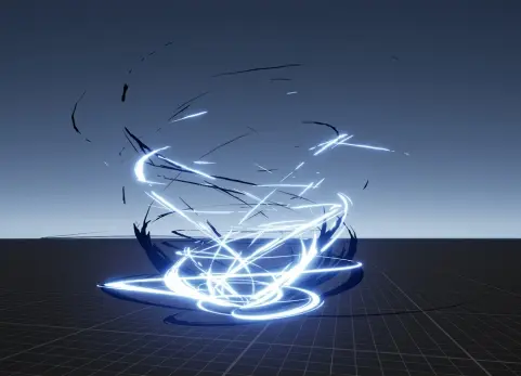 风格化剑士技能组 Stylized Swordslinger Skill Set (Niagara Vfx)