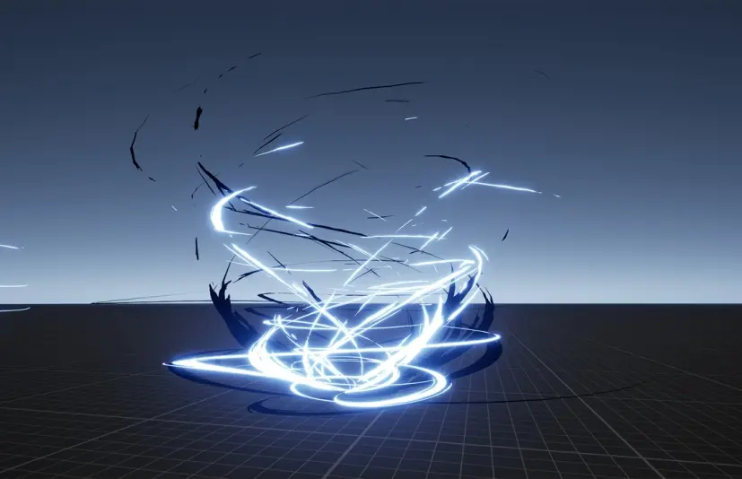 风格化剑士技能组 Stylized Swordslinger Skill Set (Niagara Vfx)