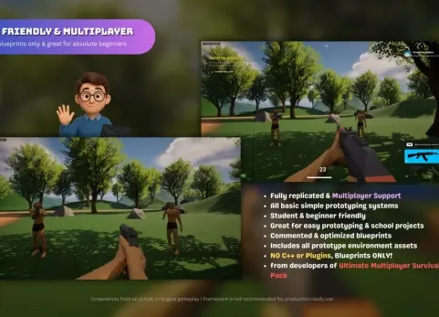 简易多人联机生存工具包 V1 Simple Multiplayer Survival Kit V1