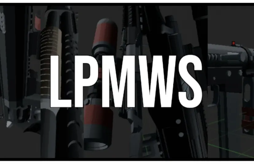 低多边形模块化武器系统 Low Poly Modular Weapon System