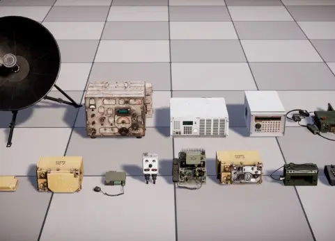 军用广播电台道具包 Military Radiostations Props Pack