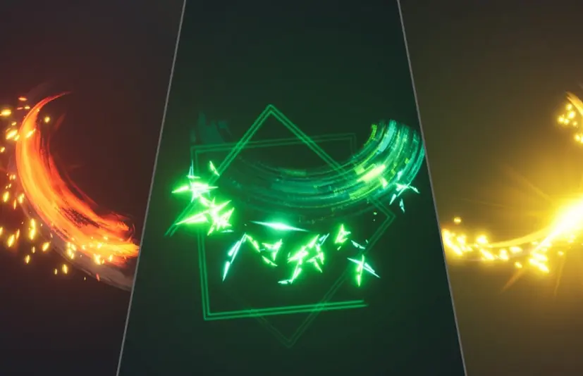 280道剑斩视觉特效包第2卷 280 Sword Slashes VFX Pack Vol. 2