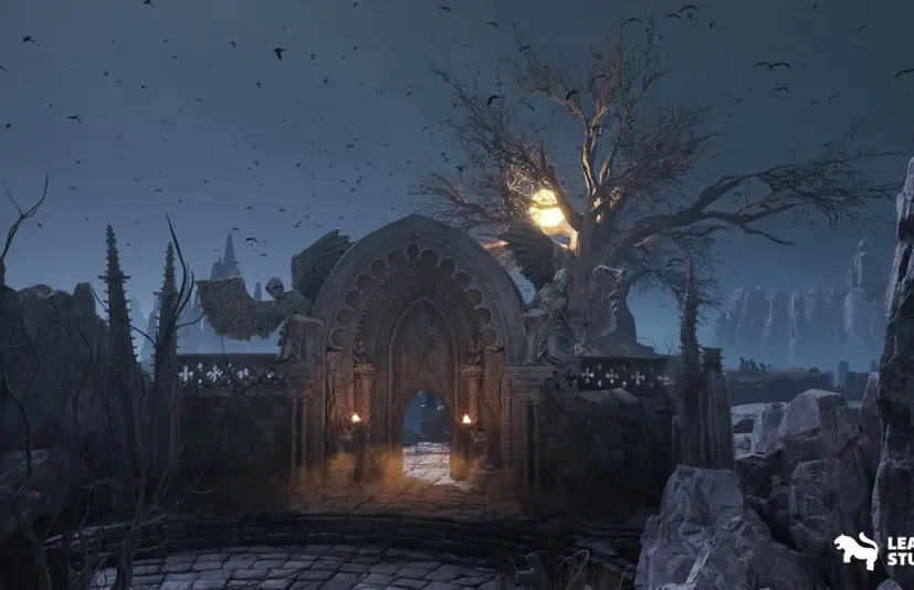 巨树环境（奇幻类魂系魂系奇幻神秘艺术） The Great Tree Environment ( Fantasy Soulslike Soulslike Fantasy Mystic Art )