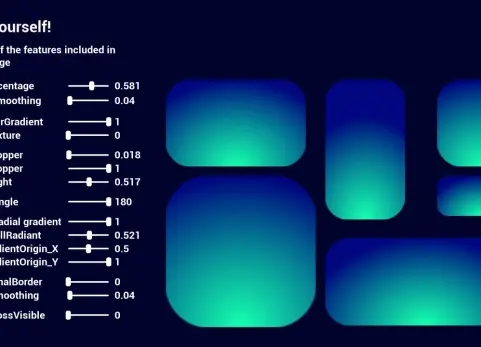 程序性用户界面：背景和边框UMG材质套件 Procedural UI background and borders UMG material KIT