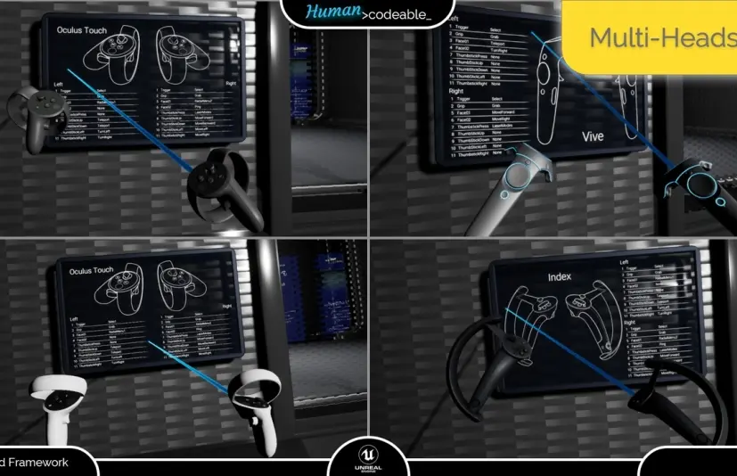 高级框架 - 虚拟现实、移动设备和桌面设备 Advanced Framework - VR, Mobile & Desktop
