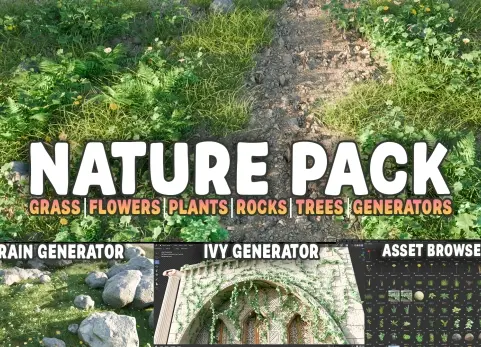 blender自然资产包 Nature Asset Pack