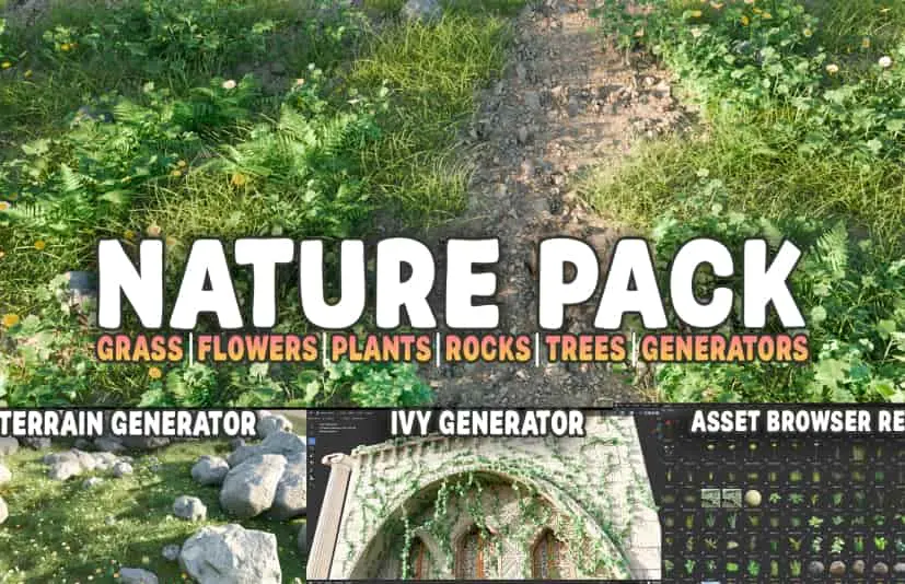 blender自然资产包 Nature Asset Pack