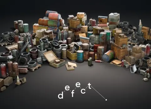 工作坊工具与道具桶盒套装 第一卷 Workshop Tools And Props Barrels Boxes Bundle vol.1