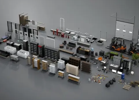 杂货店道具收藏 Grocery store props collection