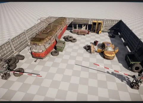 废弃街道道具包 Abandoned Street Props Pack