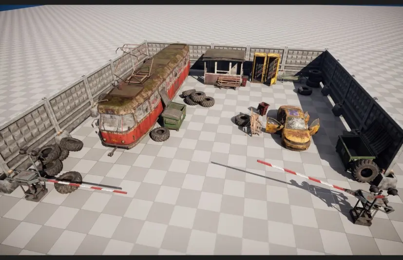 废弃街道道具包 Abandoned Street Props Pack