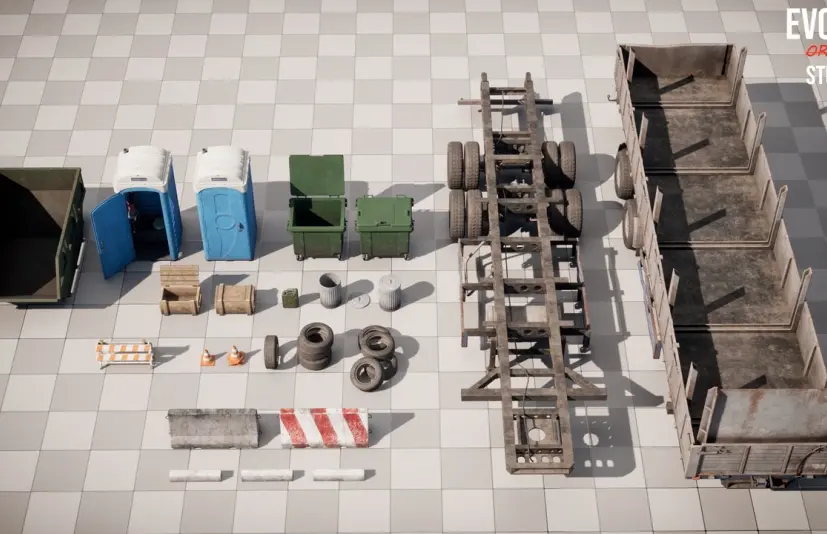 工业道路道具包 Industrial Road Props Pack