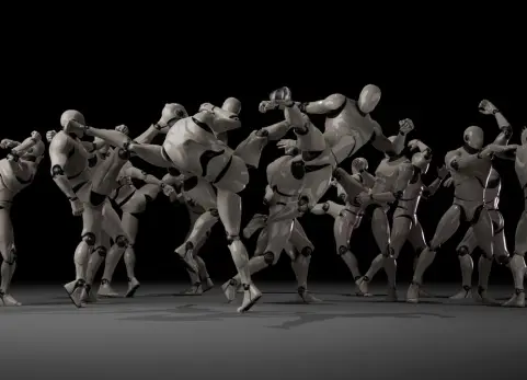 格斗动画 - 踢拳与泰拳 V2 Combat animations - Kickboxing and Muay Thai V2