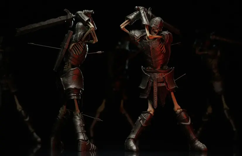 100个骨架KitBash超级包 Zbrush + Blender - 100 Skeleton KitBash Mega Pack