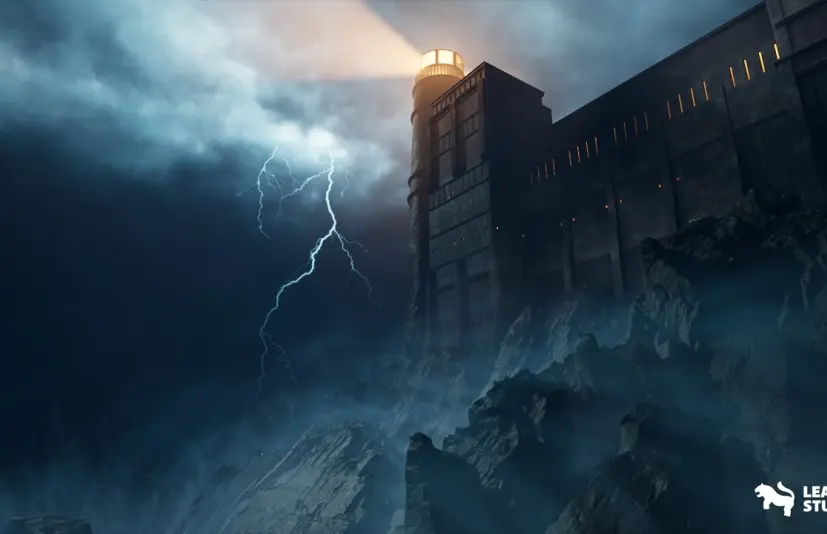 鬼屋监狱环境（外部 + 内部，模块化） Haunted Prison Environment ( Exterior + Interior , Modular)