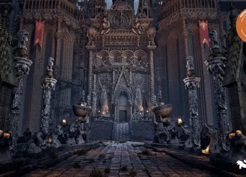 黑暗幻想城堡环境超级包（幻想城堡 魂系风格 幻想 3D） Dark Fantasy Castle Environment Megapack ( Fantasy Castle Soulslike Fantasy 3D )