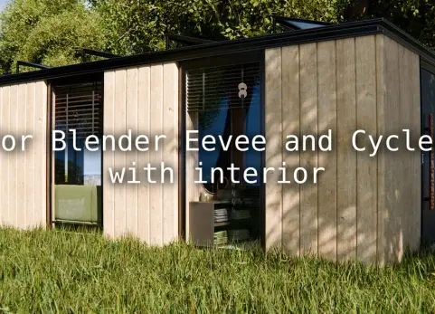 blender 15款现代模块化房屋 2026 Modern Modular House 15 For Blender Eevee And Cycles