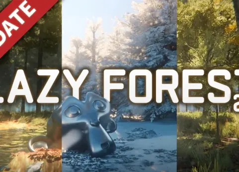 Blender懒人森林 V2 生成器插件 - Lazy Forest V2.0.5 Generator Addon