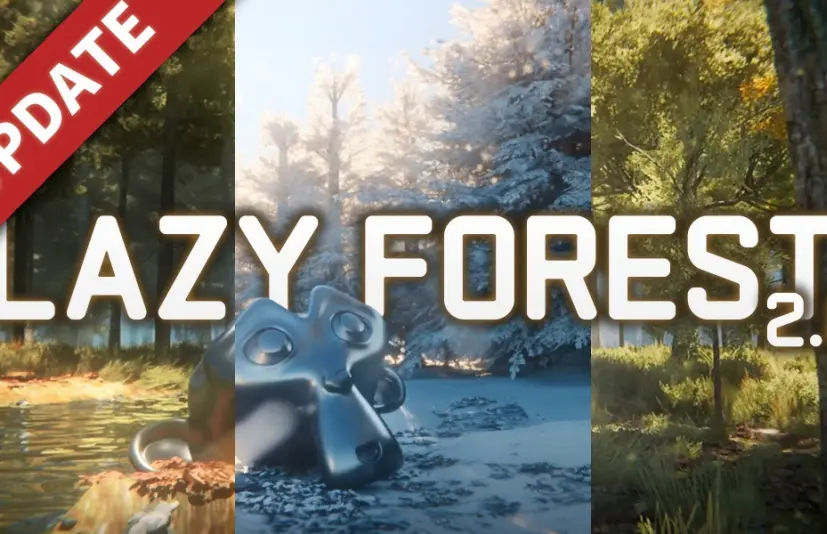 Blender懒人森林 V2 生成器插件 - Lazy Forest V2.0.5 Generator Addon