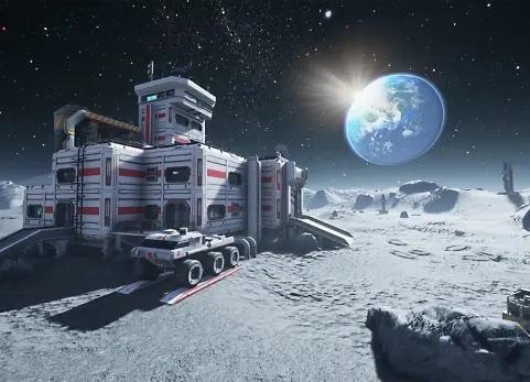 科幻月球基地 Sci Fi Moon Base