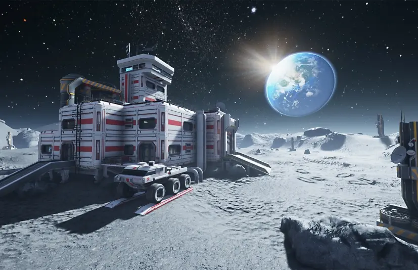 科幻月球基地 Sci Fi Moon Base