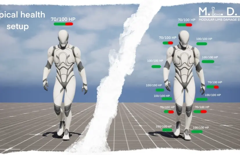 模块化肢体损伤系统 Modular Limb Damage System