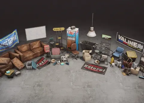 废弃维修车库 - 第3卷 - 销售与服务 Abandoned Service Garage - VOL.3 - Sales and Service