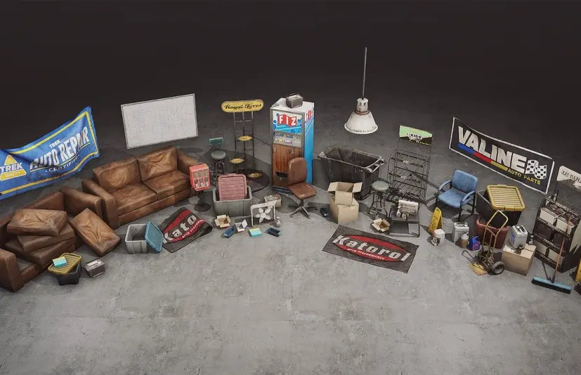 废弃维修车库 - 第3卷 - 销售与服务 Abandoned Service Garage - VOL.3 - Sales and Service