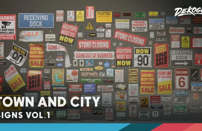 标识系统 第一辑——城镇与都市 Signage VOL.1 - Town and City