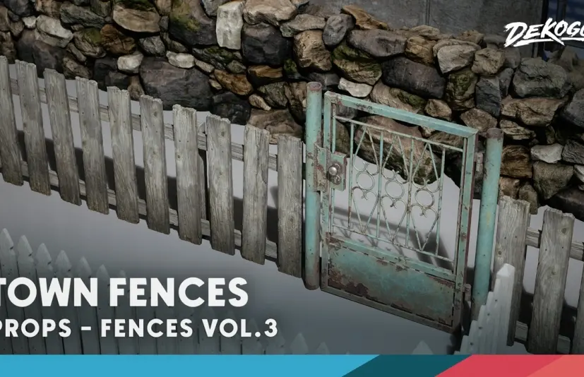 围栏 第三卷 - 城镇模块化组件 Fences VOL.3 - Town Modular