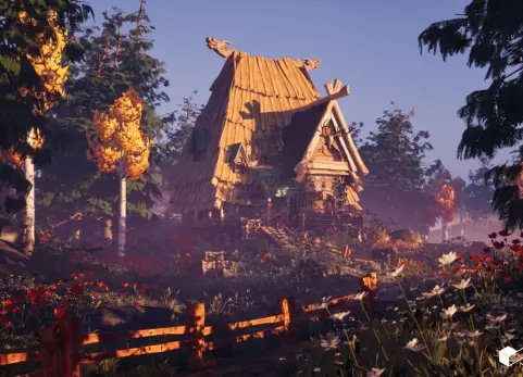 奇幻斯拉夫小屋环境 Fantasy Slavic Hut Environment