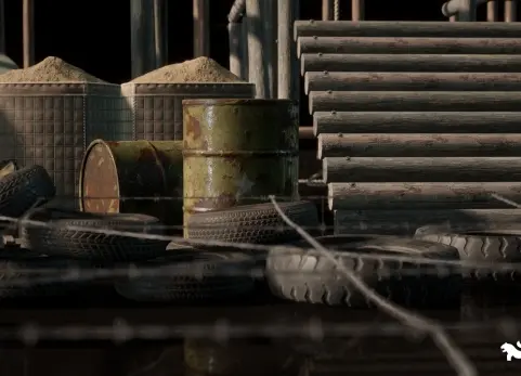 军事外部包（军营外部军用道具3D模型）Military Exterior Pack ( Military Exterior Barracks Army Props 3D Models )