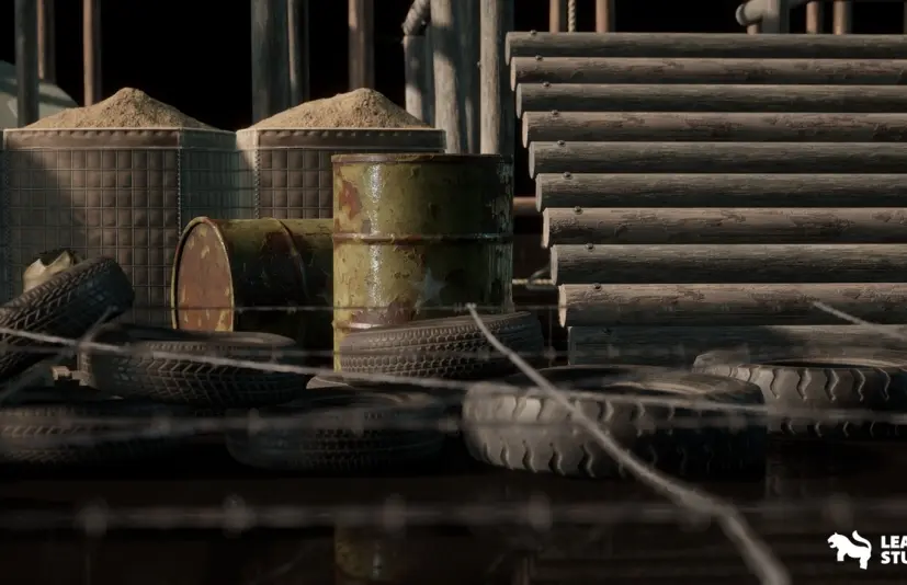 军事外部包（军营外部军用道具3D模型）Military Exterior Pack ( Military Exterior Barracks Army Props 3D Models )