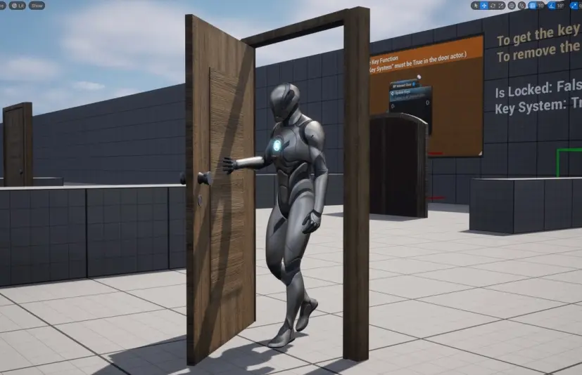 高级门交互套件 Advanced Door Interaction Kit (Replicated)