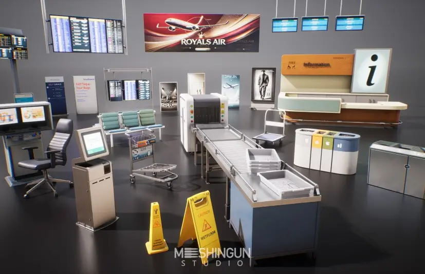 机场场景合集 第二辑 Airport Set Vol2