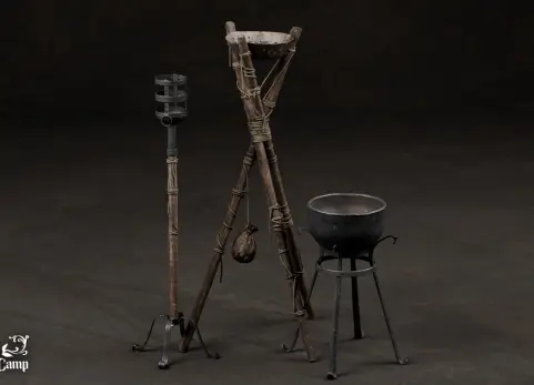 中世纪道具 第5卷——火把与火盆 Medieval Props Vol. 5 - Torches & Braziers