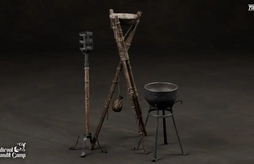 中世纪道具 第5卷——火把与火盆 Medieval Props Vol. 5 - Torches & Braziers