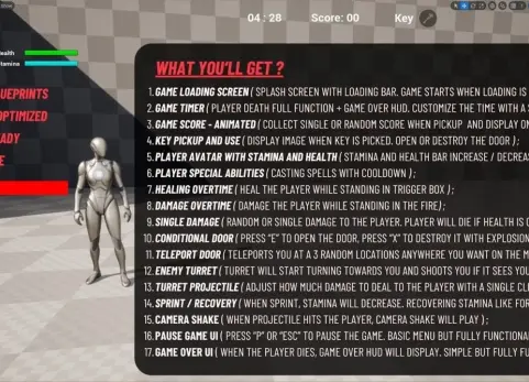 游戏玩法能力系统（GAS），完全优化，可直接用于游戏开发 Gameplay Ability System ( GAS ), Fully Optimized, Game-Ready