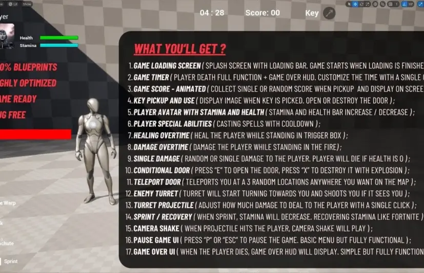 游戏玩法能力系统（GAS），完全优化，可直接用于游戏开发 Gameplay Ability System ( GAS ), Fully Optimized, Game-Ready