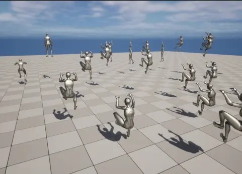 攀岩平台动画包 Ledge Climb Animation Pack