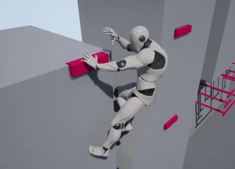 动作冒险攀岩动画包 Action Adventure Ledge Climbing Animation Pack