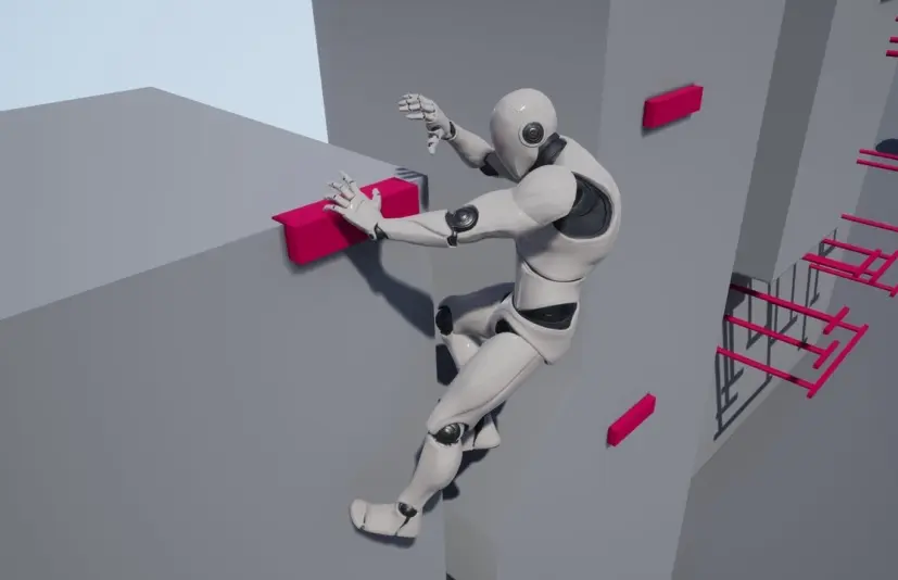 动作冒险攀岩动画包 Action Adventure Ledge Climbing Animation Pack