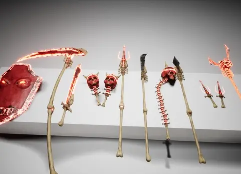 闪耀的手工武器 Glittering handmade weapons