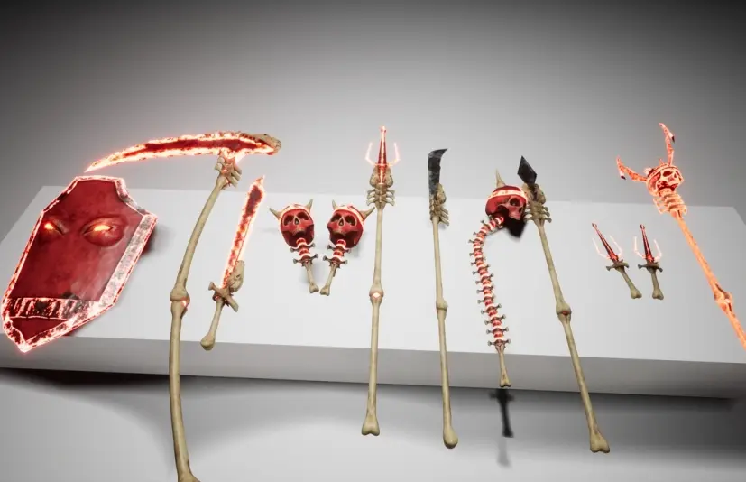 闪耀的手工武器 Glittering handmade weapons