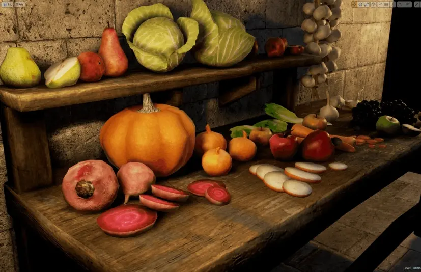 中世纪水果和蔬菜 Medieval Fruits And Vegetables