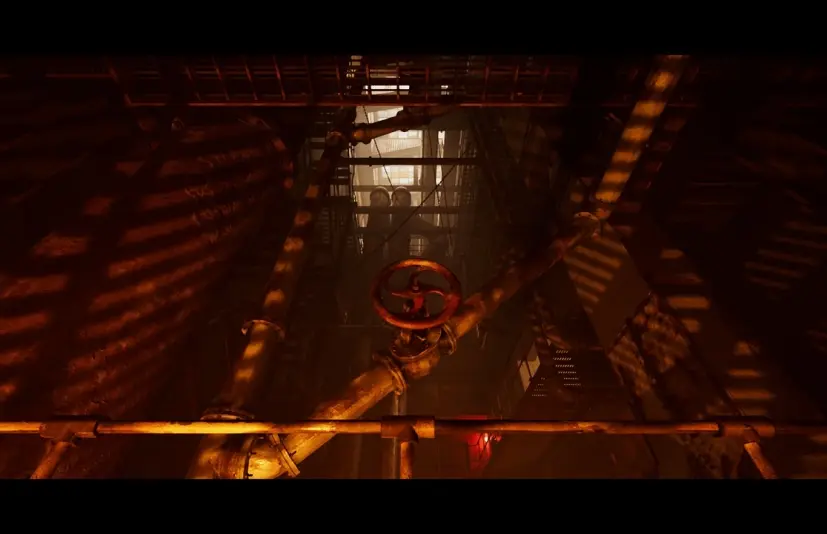 废弃的工业楼梯间 Abandoned Industrial Stairwell