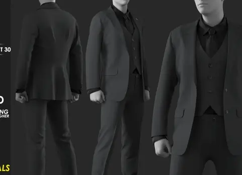 男士穿搭30——惊艳款——CLO项目文件 Men's Outfit 30 - Marvelous - CLO Project file