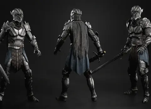 暗夜骑士——男性与女性 - Dark Knight - Male and Female