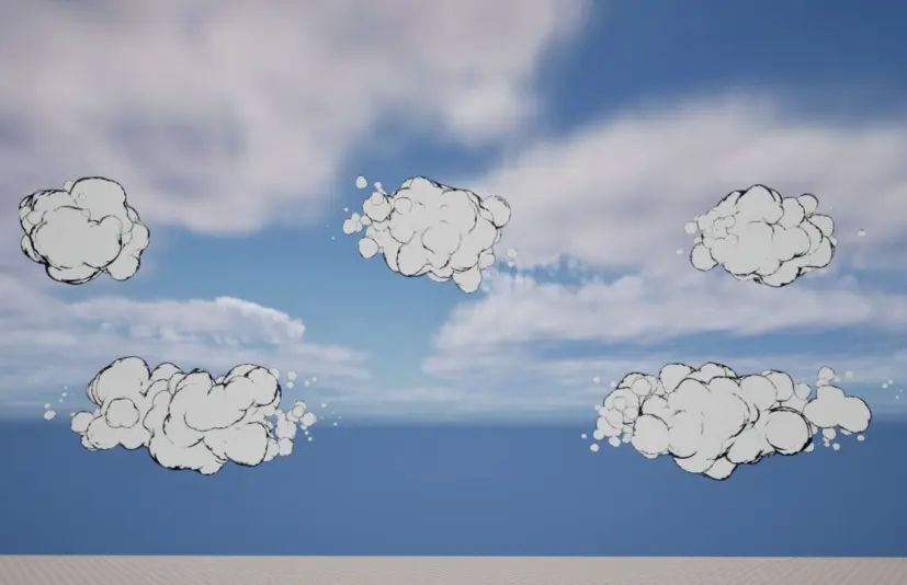 卡通云 Cartoon Clouds